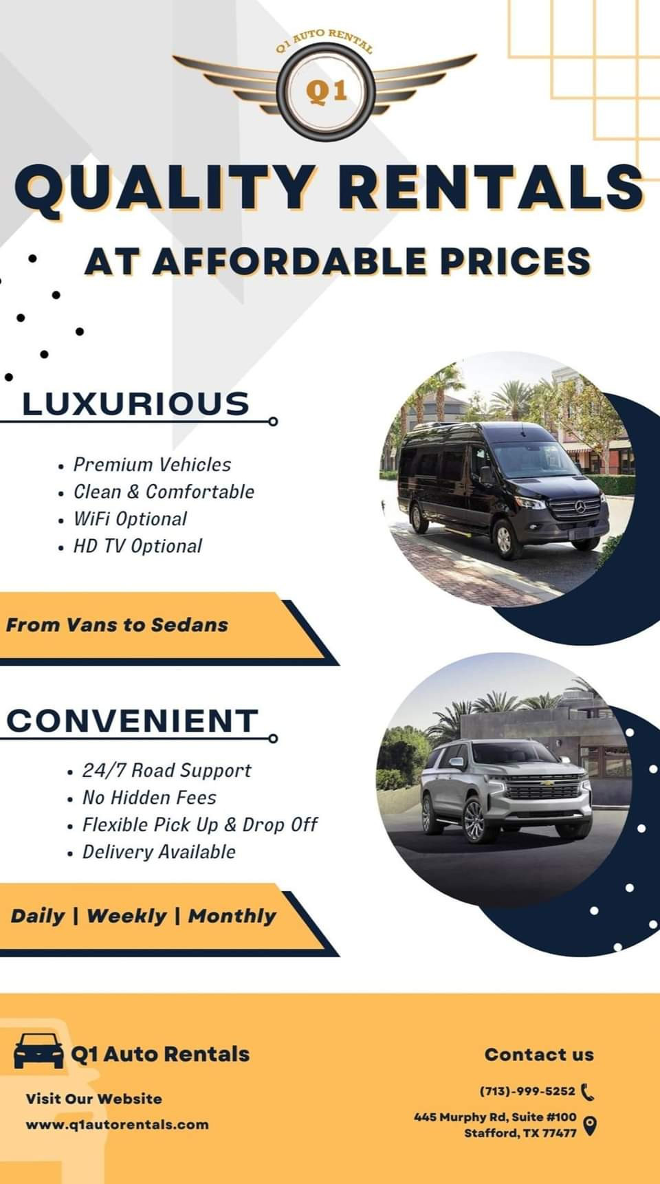 Q1 Auto Rentals